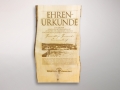 Ehrenurkunde